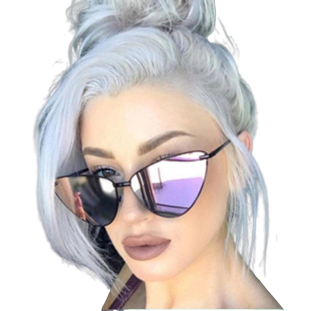 Lentes De Sol Bondi Cat Eye Morado Efecto Espejo By Rebel