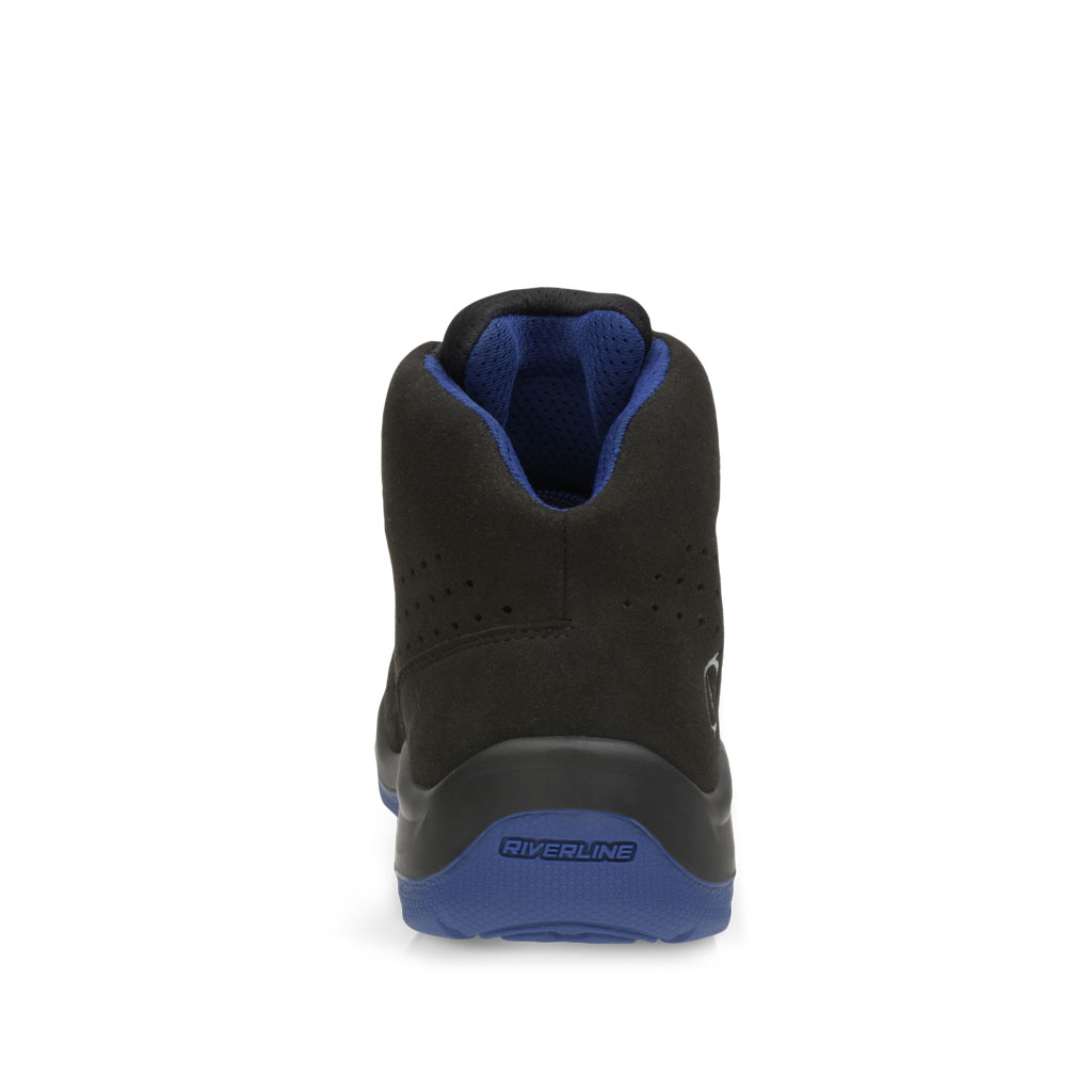 BOTA INDUSTRIAL FREQUENCY RIVERLINE NEGRO/AZUL