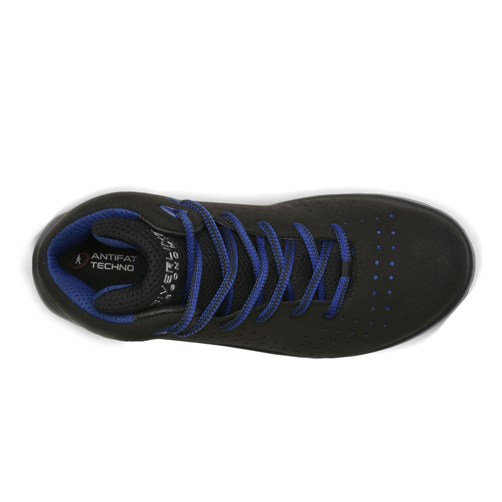 BOTA INDUSTRIAL FREQUENCY RIVERLINE NEGRO/AZUL