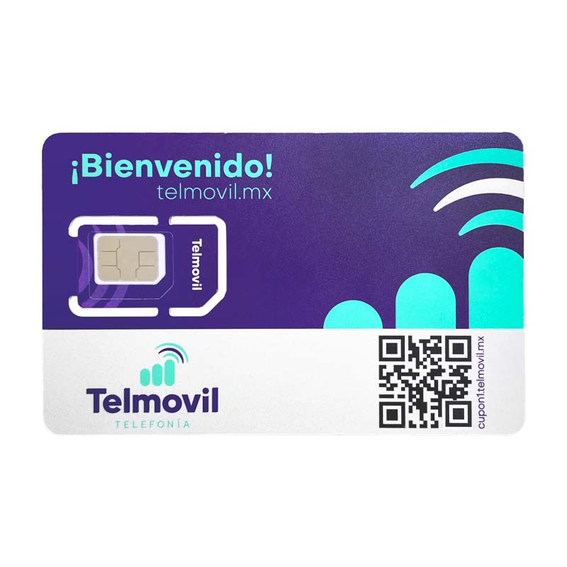 CHIP TELMOVIL PAQUETE $50 7 DÍAS