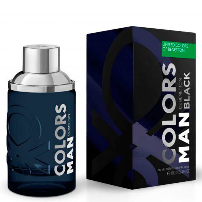 Perfume Colors Man Black De Benetton Eau Toilette 100ml Caballero