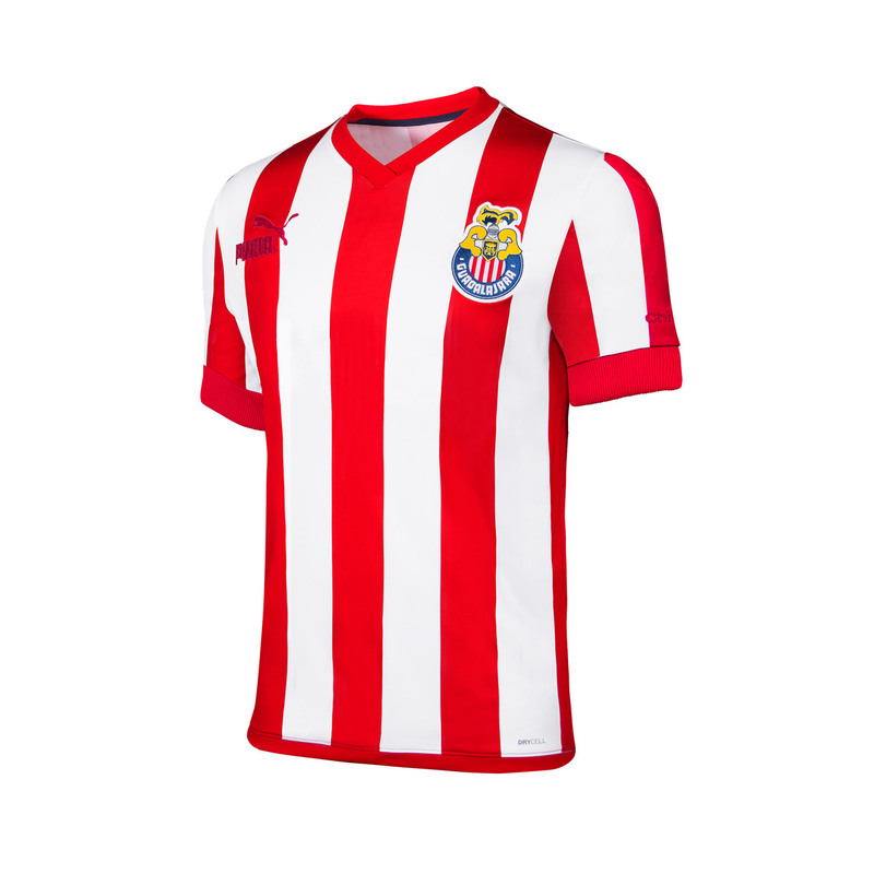 JERSEY PUMA CLUB DEPORTIVO GUADALAJARA 115 AÑOS P/NIÑOS