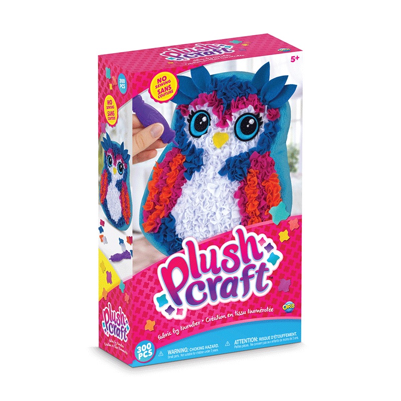 Plush Craft Owl Pillow