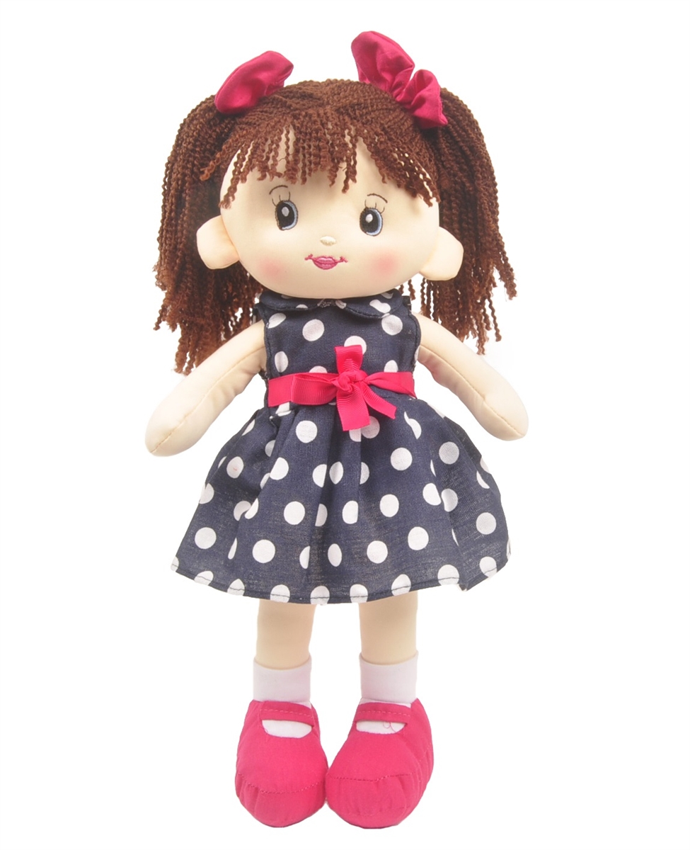 Muñeca De Trapo y Tela Betty Color Azul Regalo Para Niña Linzy Toys