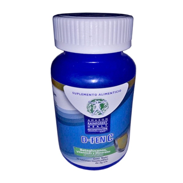 Suplemento Alimenticio D-FEN C 30 Tabletas 2 gr c/u 