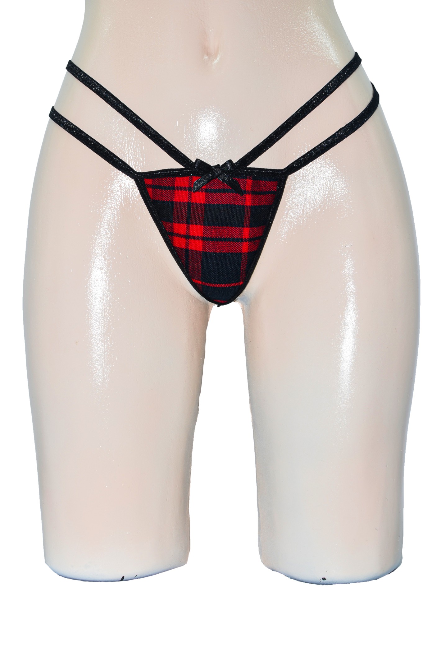 DISFRAZ COLEGIALA CUADROS ROJOS SEXY DAMA DESSEA