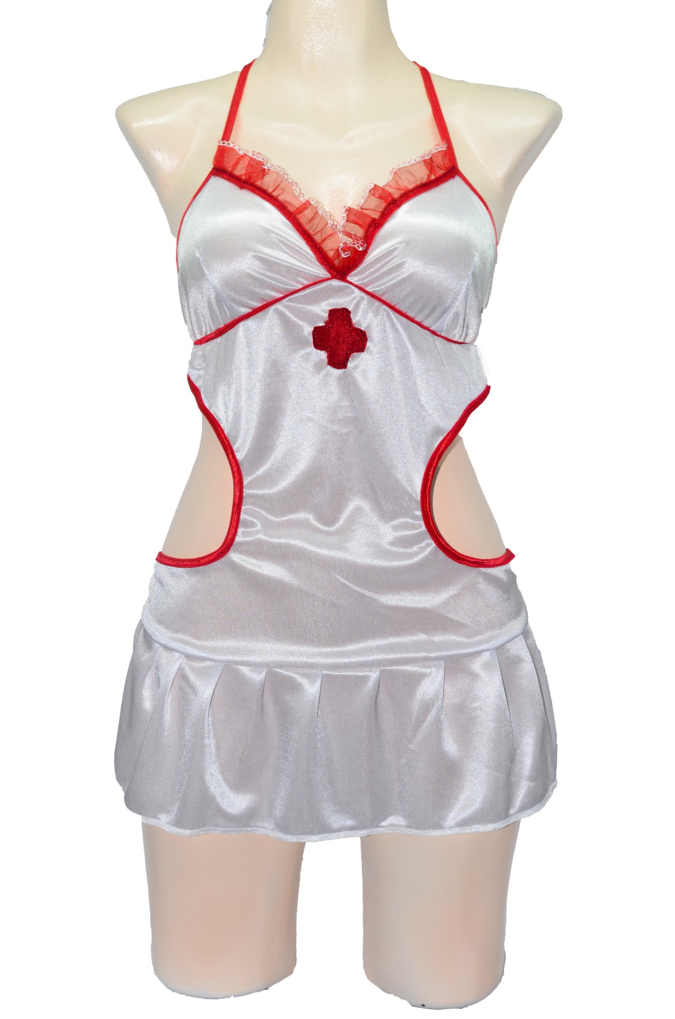 DISFRAZ ENFERMERA BLANCA SEXY DAMA DESSEA