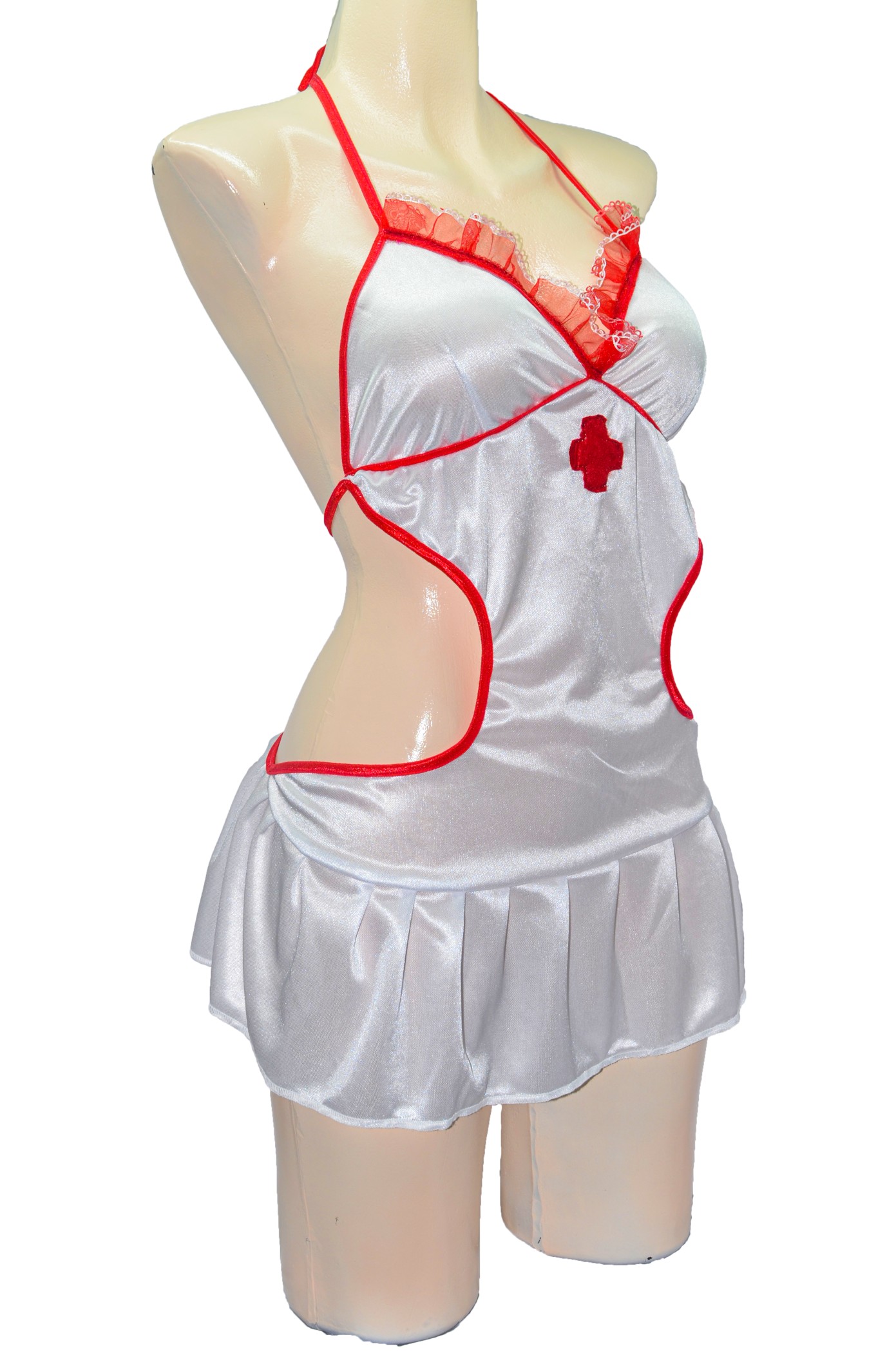 DISFRAZ ENFERMERA BLANCA SEXY DAMA DESSEA