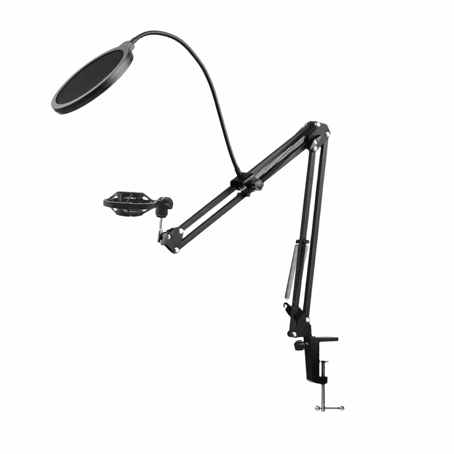 Soporte para Micrófono Condensador ideal para Estudio Filtro Pop Base de Brazo para micrófono