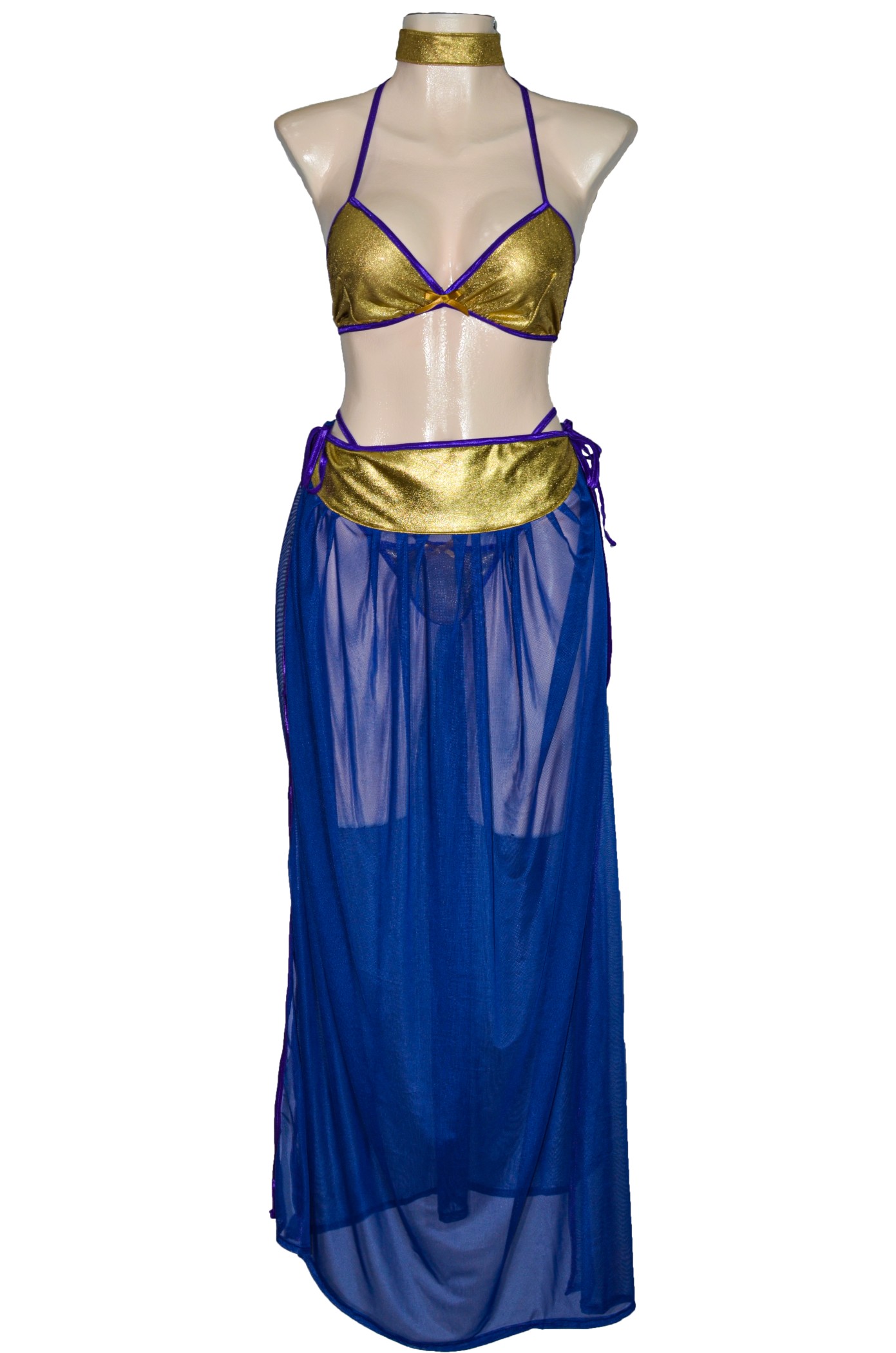 DISFRAZ ODALISCA ORO SEXY DAMA DESSEA