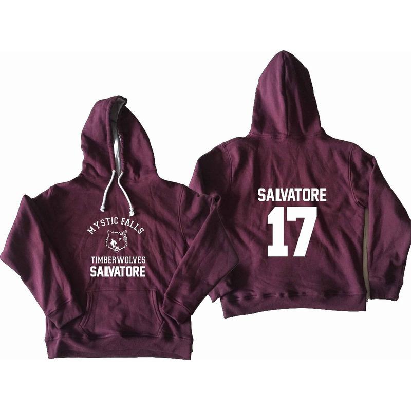 Mystic Falls Salvatore The Vampire Diaries Sudadera