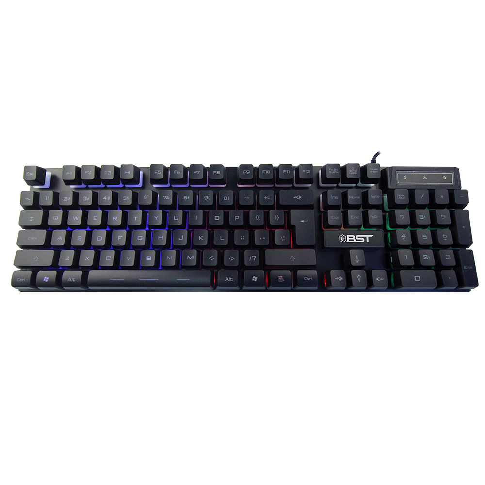 Kit Gamer Teclado, Mouse, Audífonos, Mouse Pad 4en1 BST KIT PRO GAMER