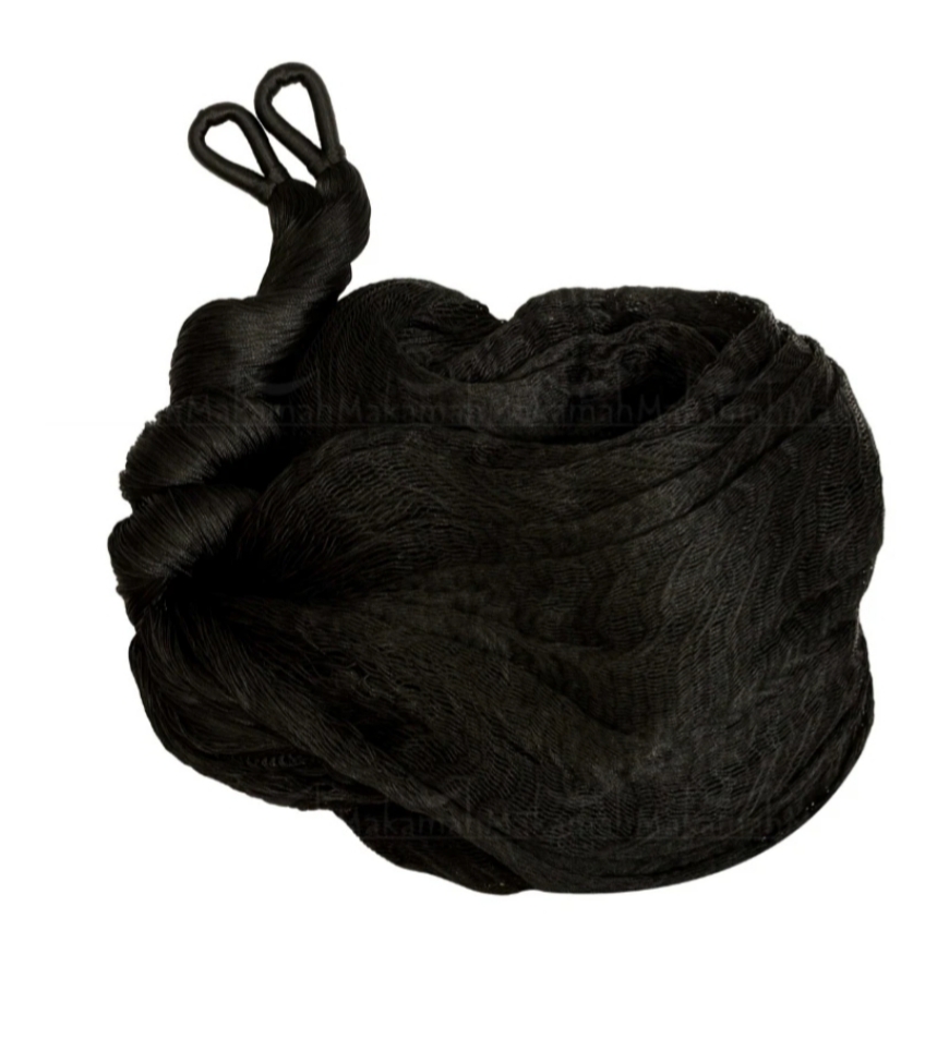 Hamaca Artesanal Negra de Hilo Nylon King Size