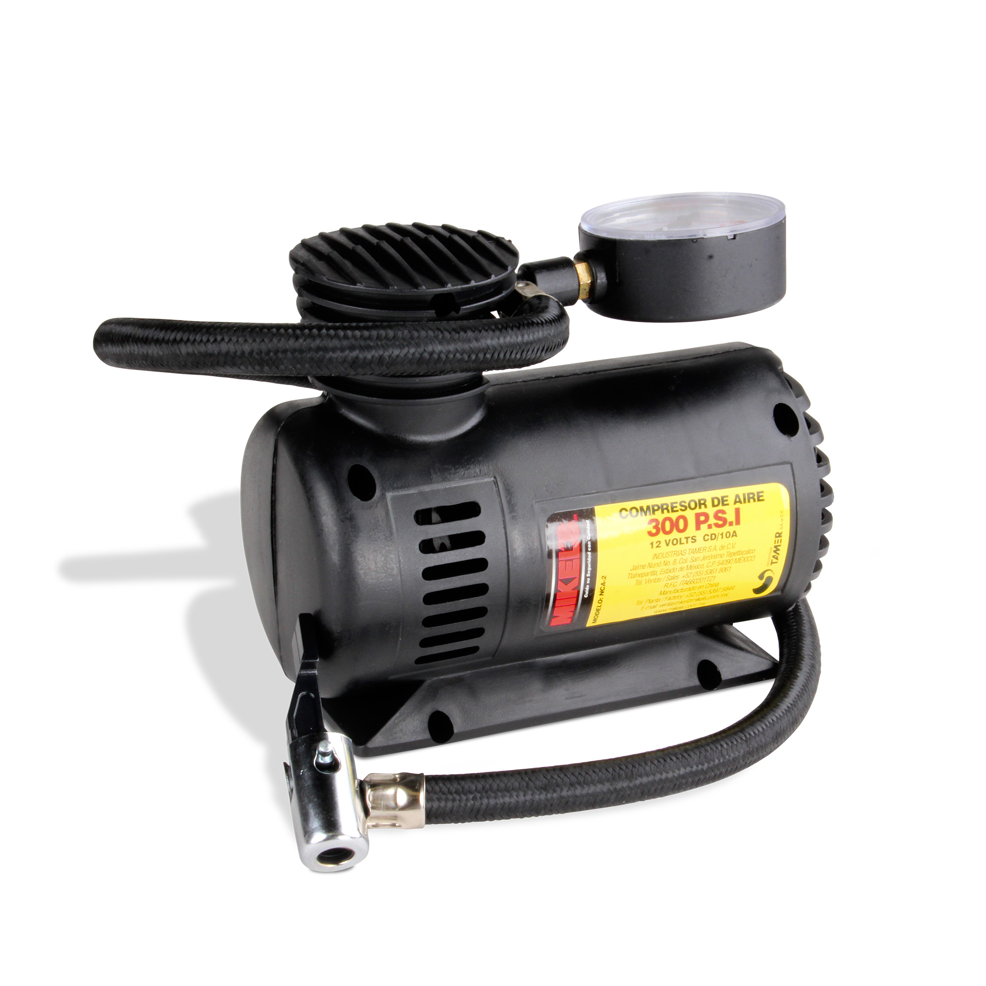 Mini Compresor de aire 12 V (250 PSI) 