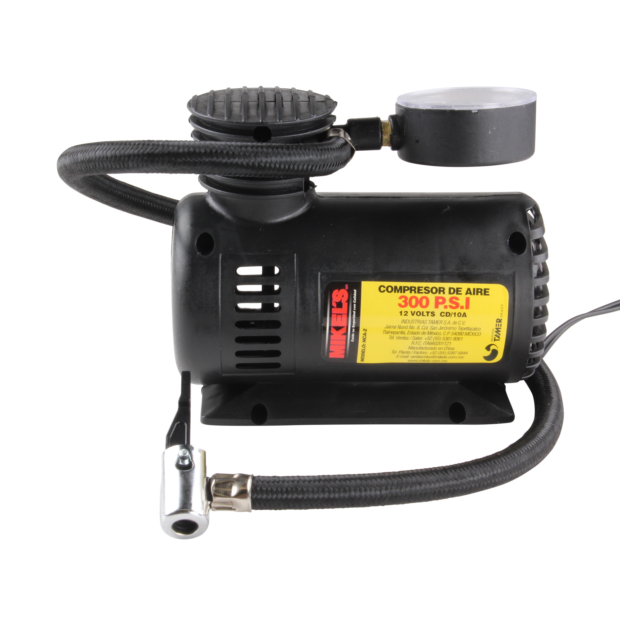 Mini Compresor de aire 12 V (250 PSI) 