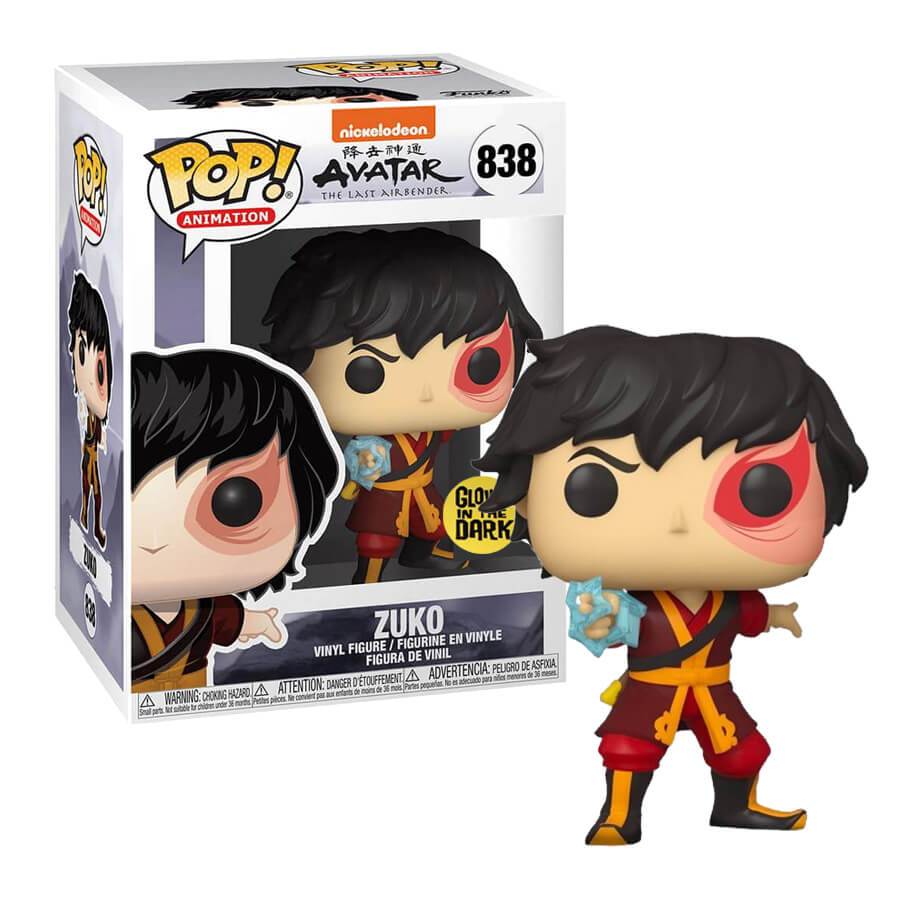 Funko Pop Zuko Relámpago Glow Avatar Special Edition