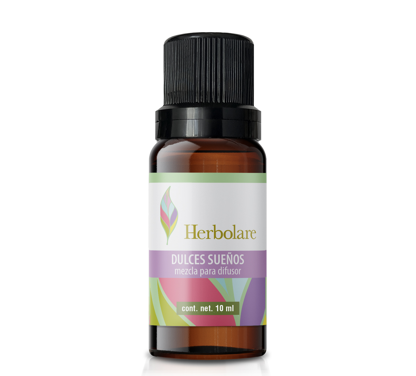 Aceite esencial Herbolare Dulces Sueños 10 ml para difusor. Contiene aceites esenciales 100% puros que calman y tranquilizan.