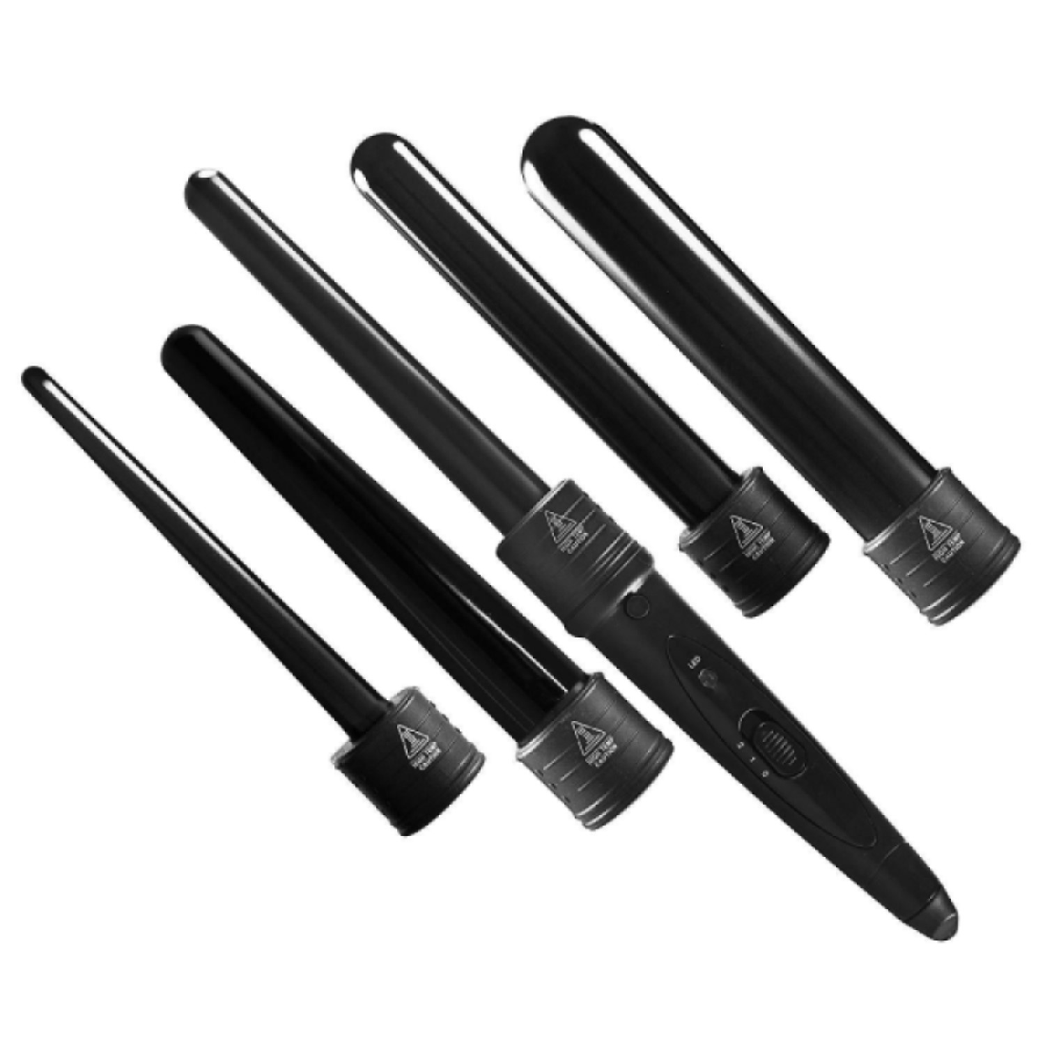 Herstyler 5P 5 en 1 Rizador Cerámica conmutable Curling Varita Conjunto de iones OFERTA POR CAJA DESGASTADA
