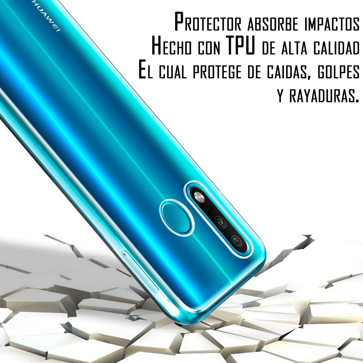 Funda Aurora Acrílico Bicolor Para Huawei P40 Ana-LX4 State22