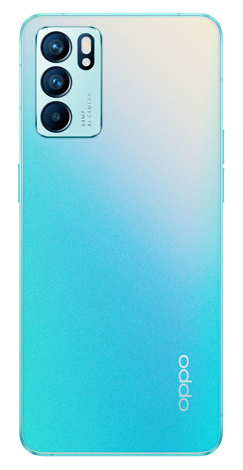 OPPO RENO6 5G Azul TELCEL 128gb 65w Carga Súper Vooc ultradelgado triple cámara