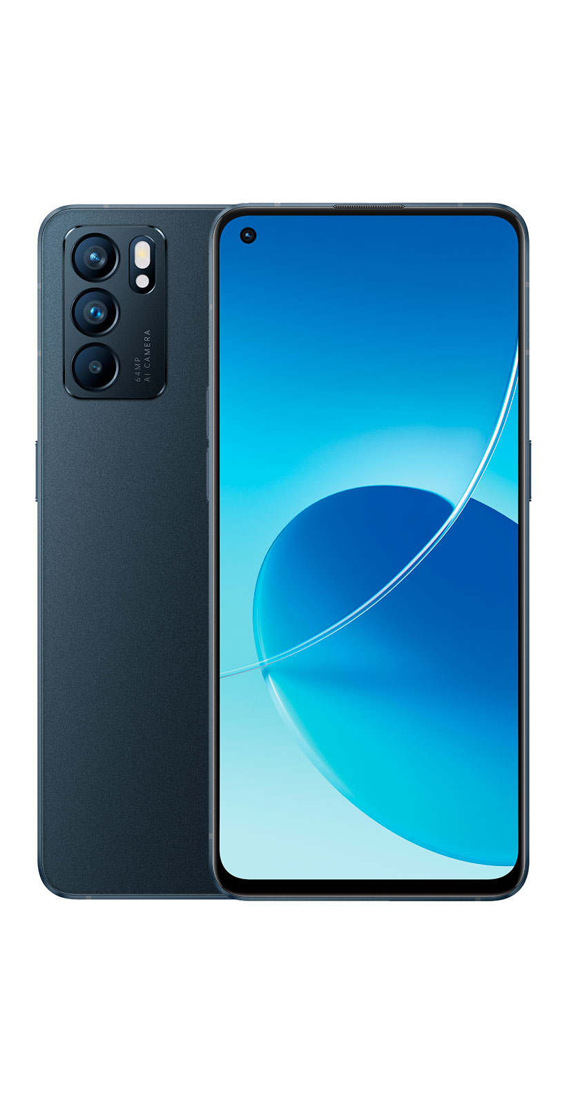 OPPO RENO6 5G Negro TELCEL 128gb 65w Carga Súper Vooc ultradelgado triple cámara