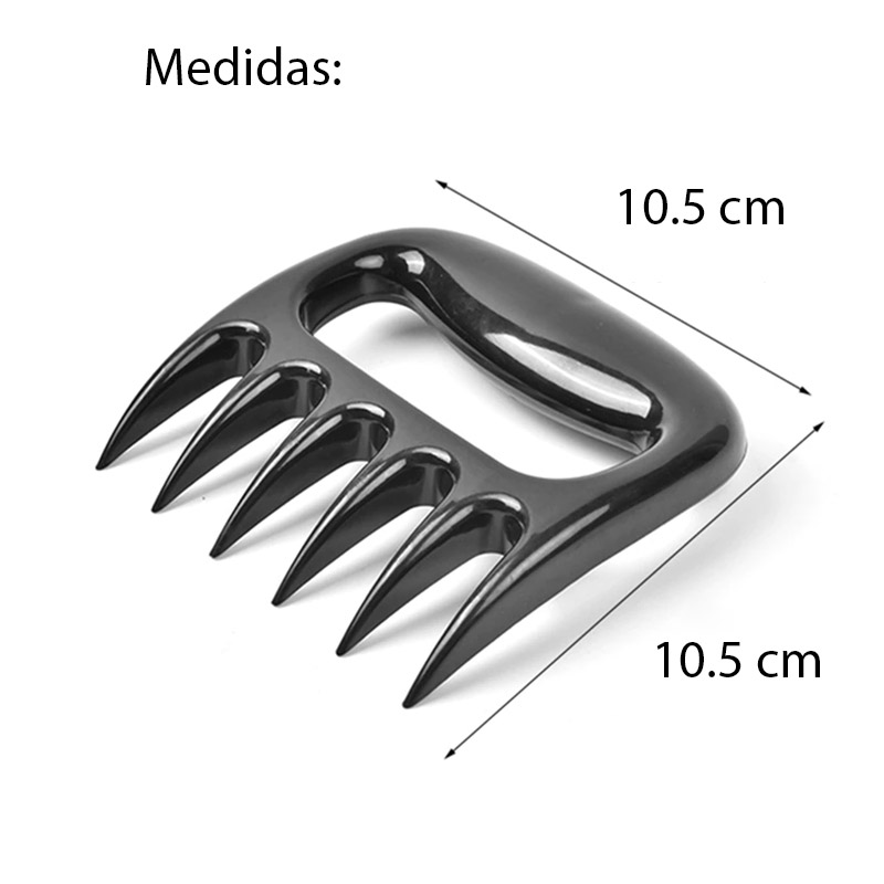 Garras Cortar Deshebrar Carne Juego de 2  Cuchillos tipo garra de oso de cocina