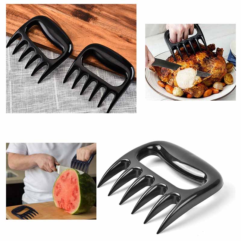 Garras Cortar Deshebrar Carne Juego de 2  Cuchillos tipo garra de oso de cocina