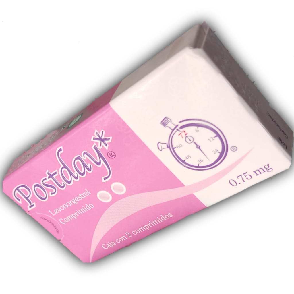 Postday, Levonogestrel 2 Comprimidos, 0.75mg