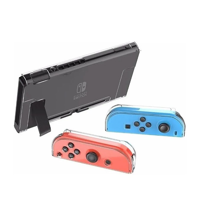 Funda Protector Acrilico Rígida Nintendo Switch Transparente