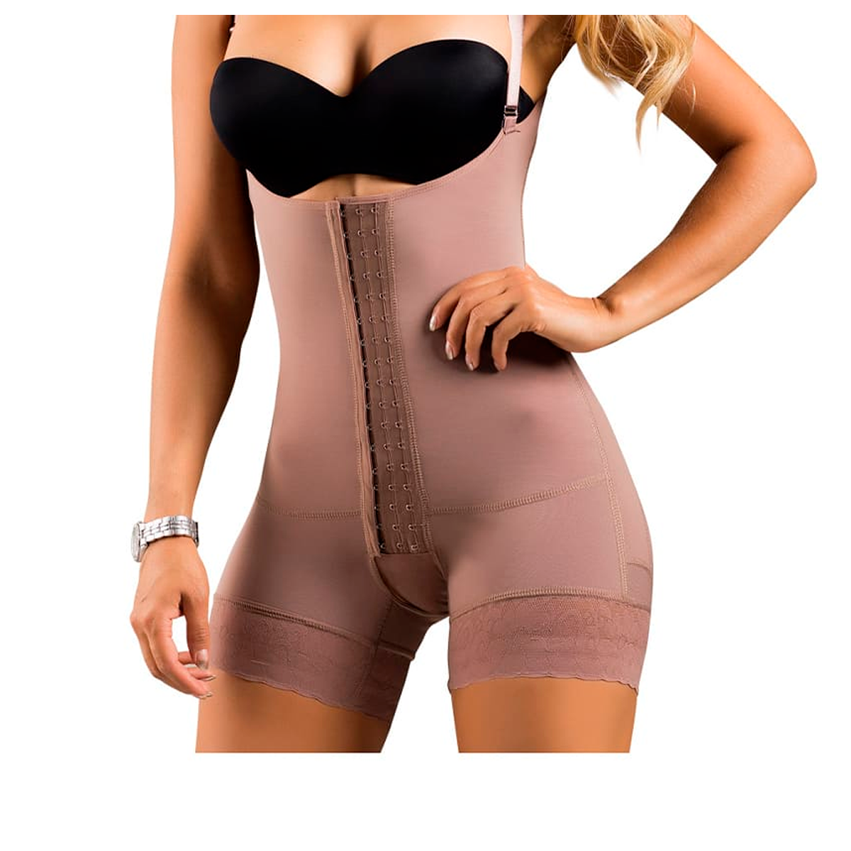 Fajas Colombianas 3 Pack Realce Natural Reductora Panty Short Levanta Glúteos Mas Cinturilla Látex De Regalo