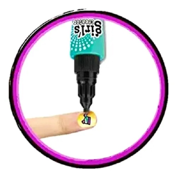 Juguete Nail Art Pens Para Uñas Decora Crea Niñas Niña Salon
