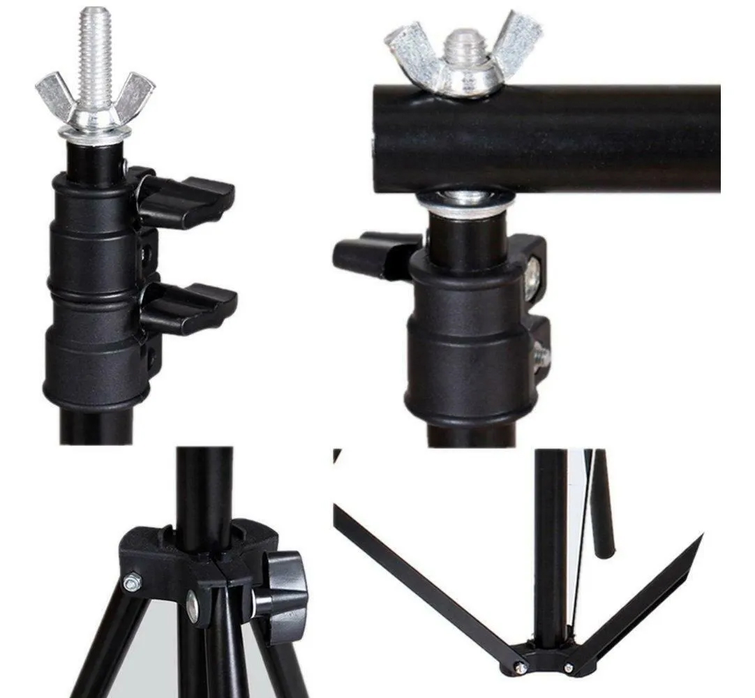 Soporte para Fondos Estudio Fotográfico Ajustable de 3 x 2 m con Sandbags