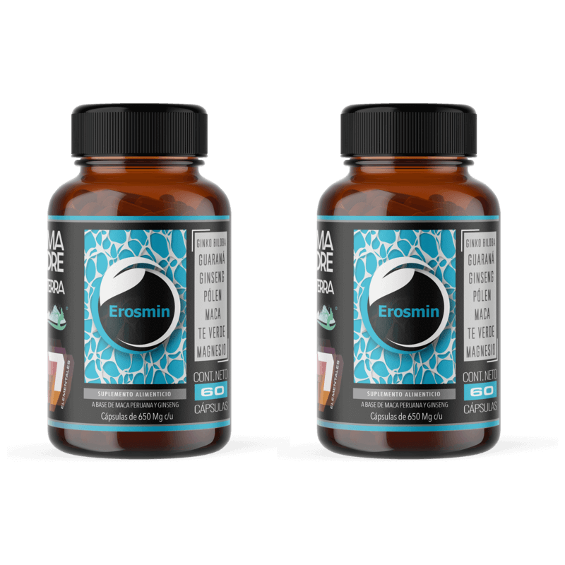 Frasco 120 Cápsulas Próstata Sana Erosmin Erasmin Suplemento