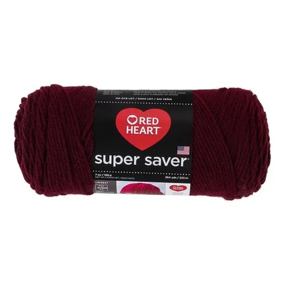 Estambre Acrílico Liso Super Saver Red Heart Coats
