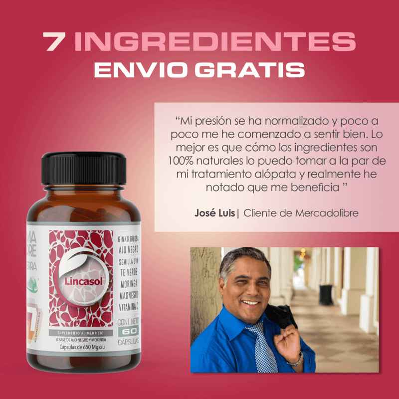 Lincasol 3 Pack Presión Arterial Normal Corazón Hipertensión