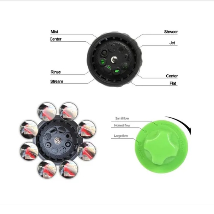 Pistola Multifuncional De Alta Presión De Espuma Y agua Para Jardín