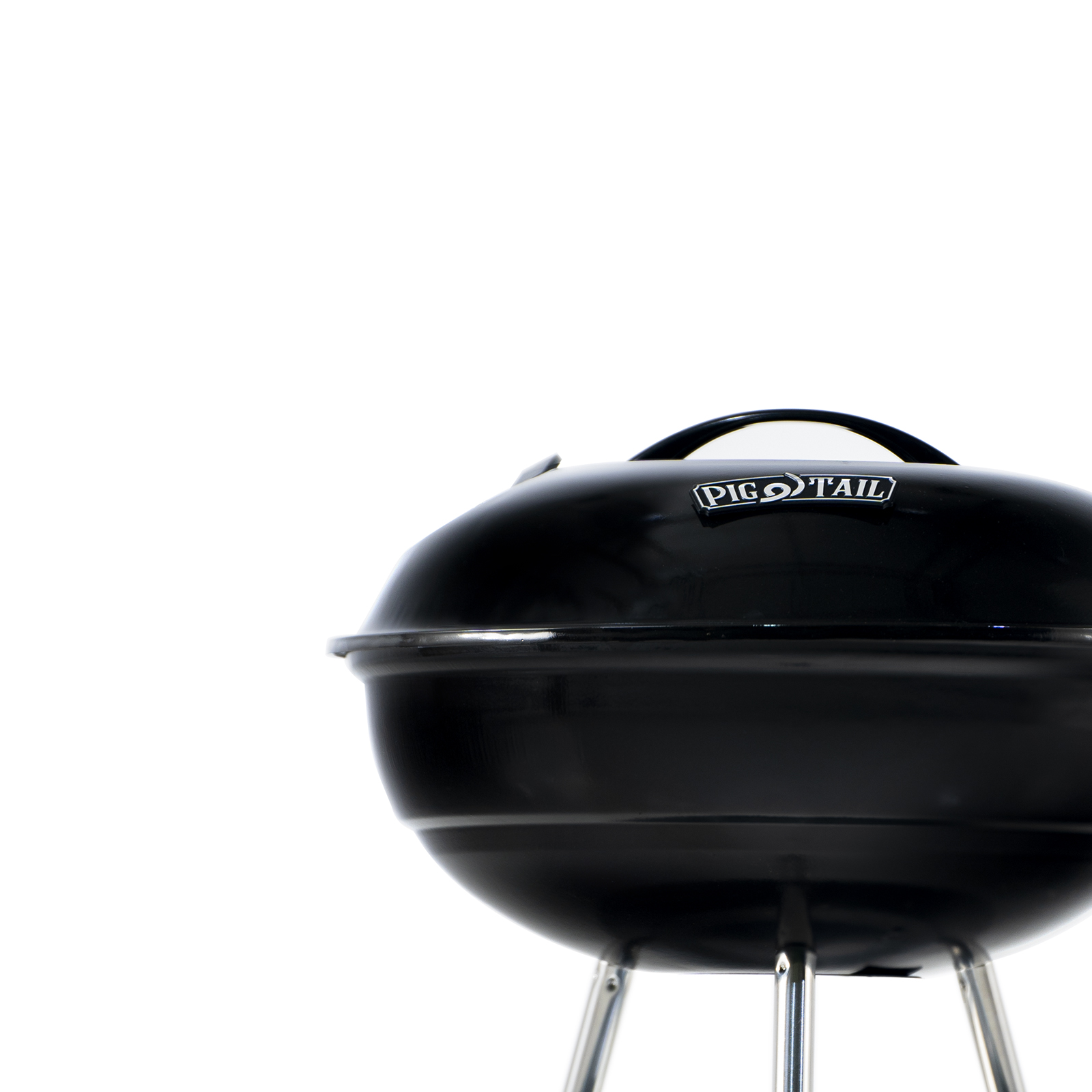 Asador Pig Tail Mini Pig 14'' Negro
