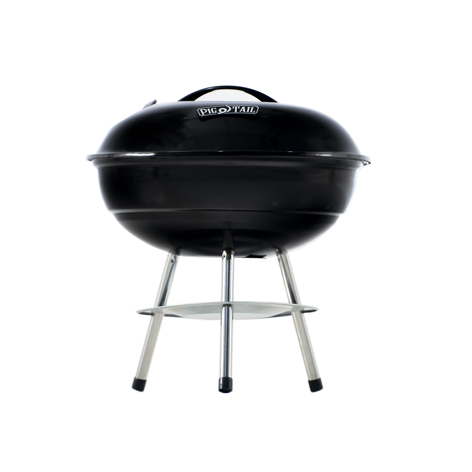 Asador Pig Tail Mini Pig 14'' Negro