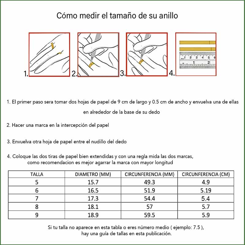 Anillo De Compromiso VAROURO Oro 10k + Estuche Premium
