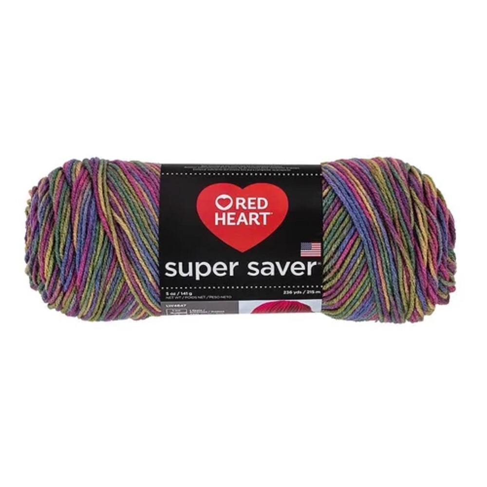 Estambre Multicolor Fleck Super Saver Red Heart Coats