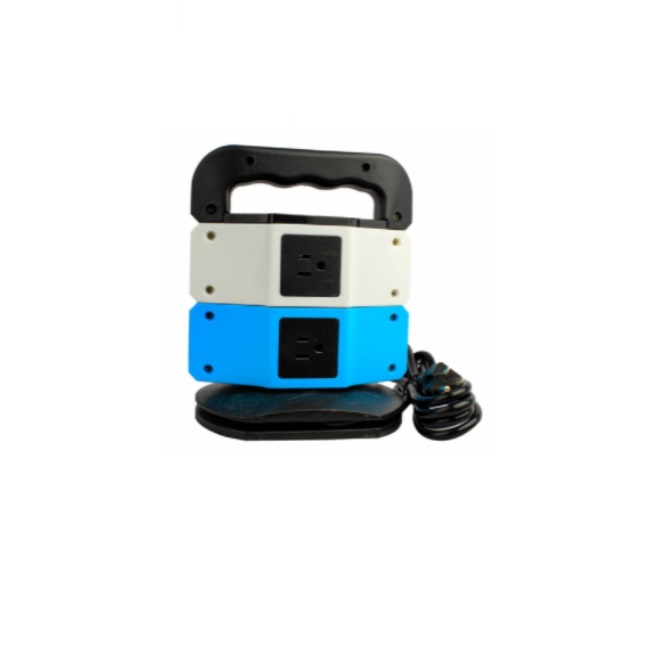 Torre Multicontacto 5contactos,2usb Para Escritorio,portatil .