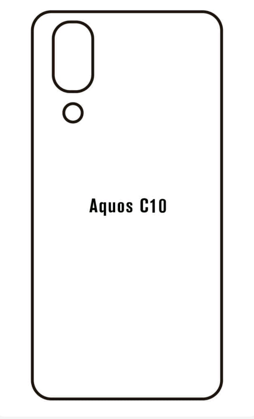 Jeco 99F Kit de Mica Hidrogel AZUL Frontal+Trasera SHARP AQUOS C10 ZH Z01