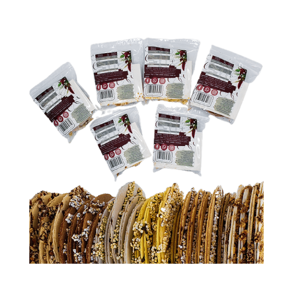 Obleas Rellenas de Chocolate Sin Azúcar 60% Cacao (50 Obleas)