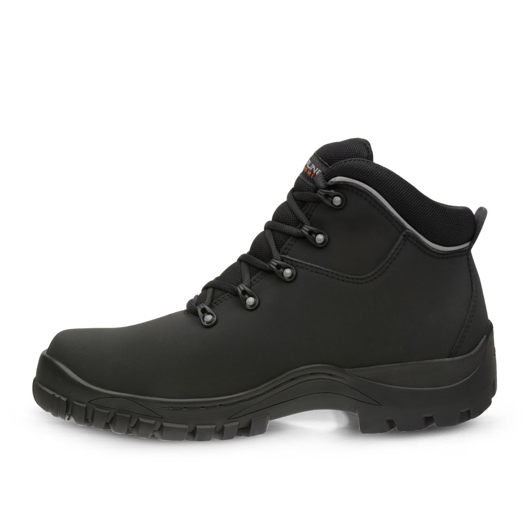 BOTA INDUSTRIAL CASUAL RIVERLINE UBXV4 NEGRO, MIEL, MARINO Y CHOCOLATE