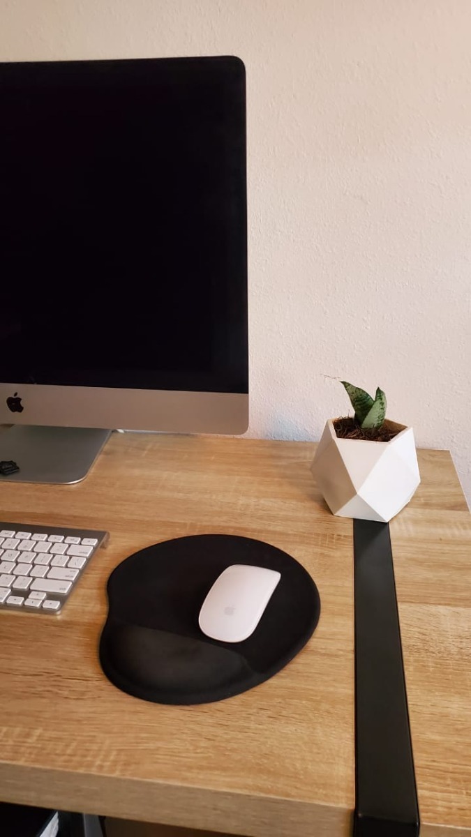 Maceta Minimalista Blanca  Interior Suculenta Cactus