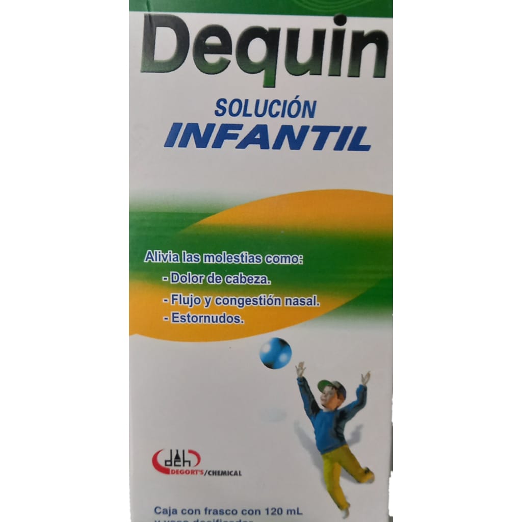 Dequin Solución infantil, Frasco con 120ml 