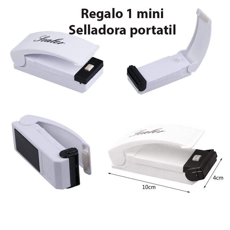 Maquina Selladora Térmica Selladora Bolsas Manuales de  30cm + Regalo 1 Mini Selladora Portátil 