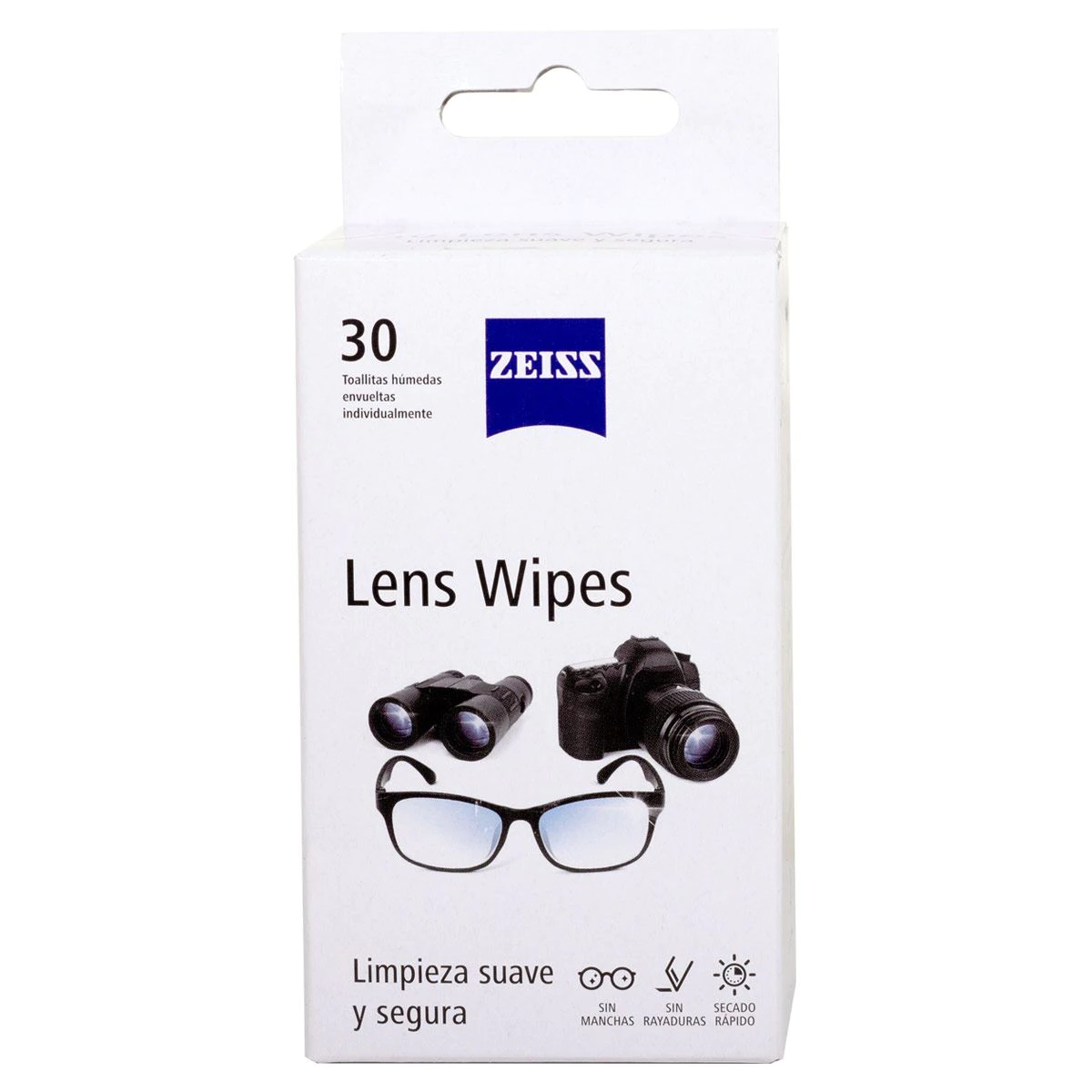 30 Toallas Humedas Zeiss Paño Microfibra Para Lente Pantalla