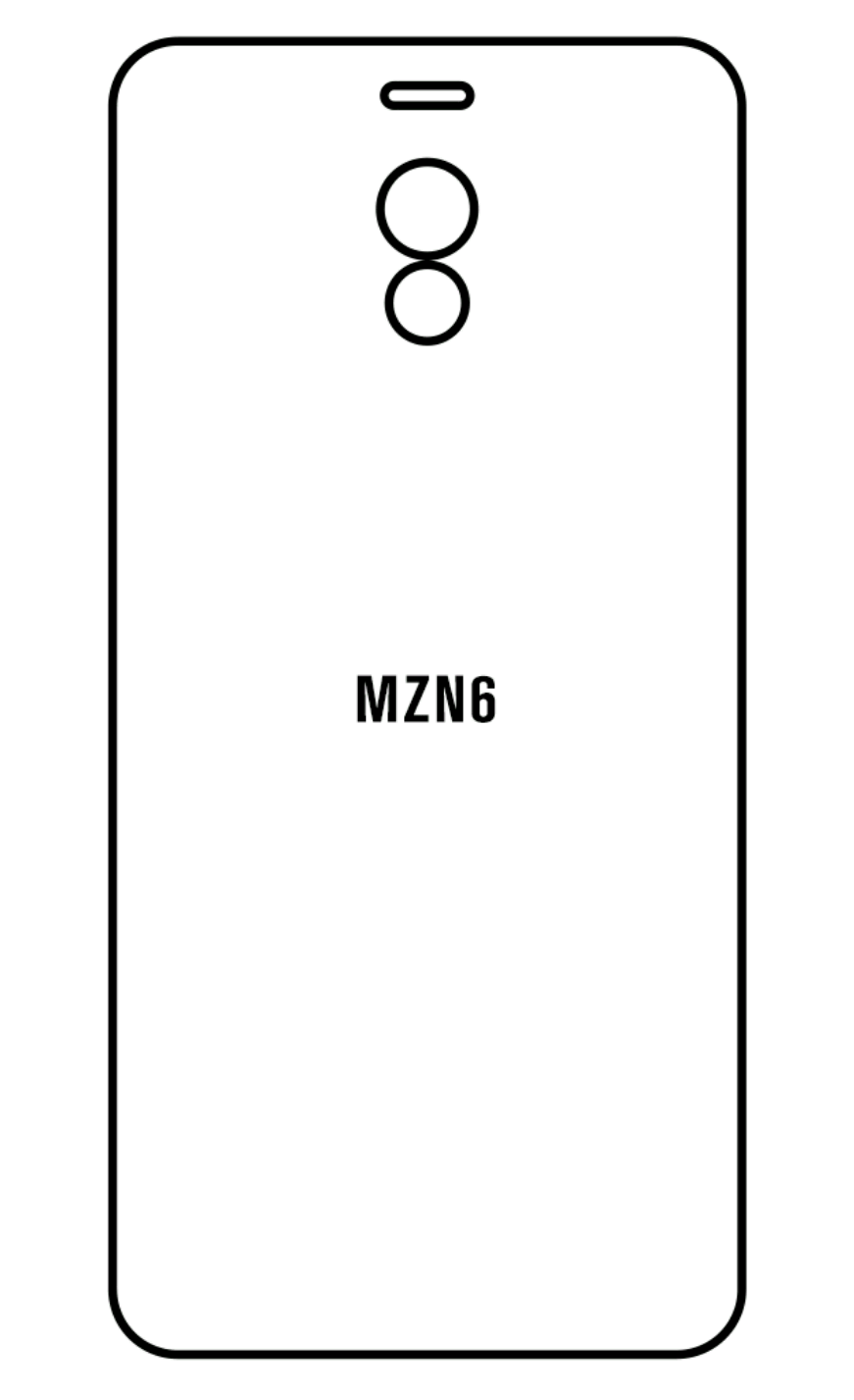 Jeco 99F Kit de Mica Hidrogel AZUL Frontal+Trasera MEIZU NOTE 6