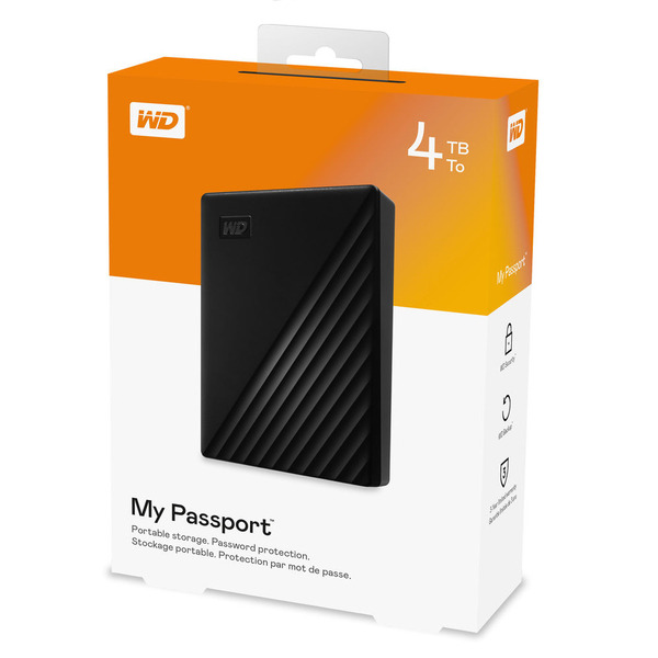 Disco Duro Externo Western Digital / My Passport 4tb / 3.0 Negro